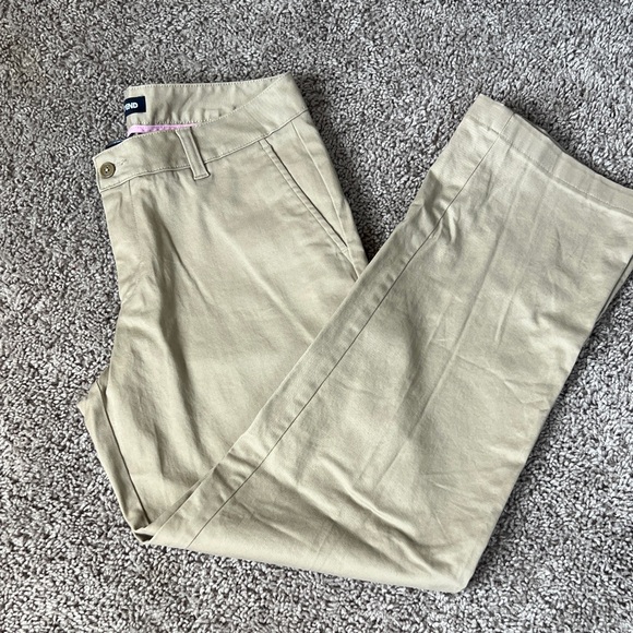 Lands' End Khaki Casual Trousers - Picture 2 of 7